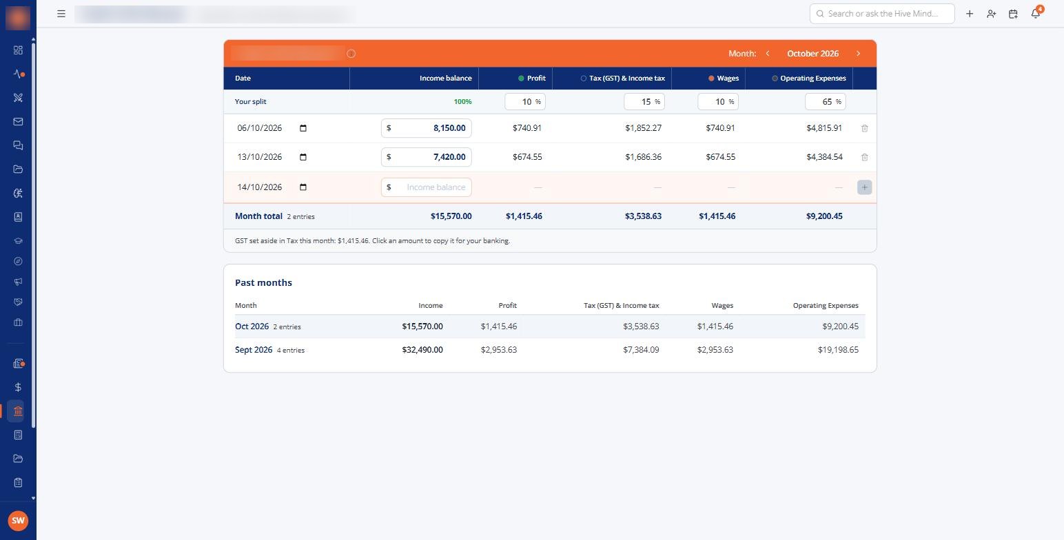 Profit allocator